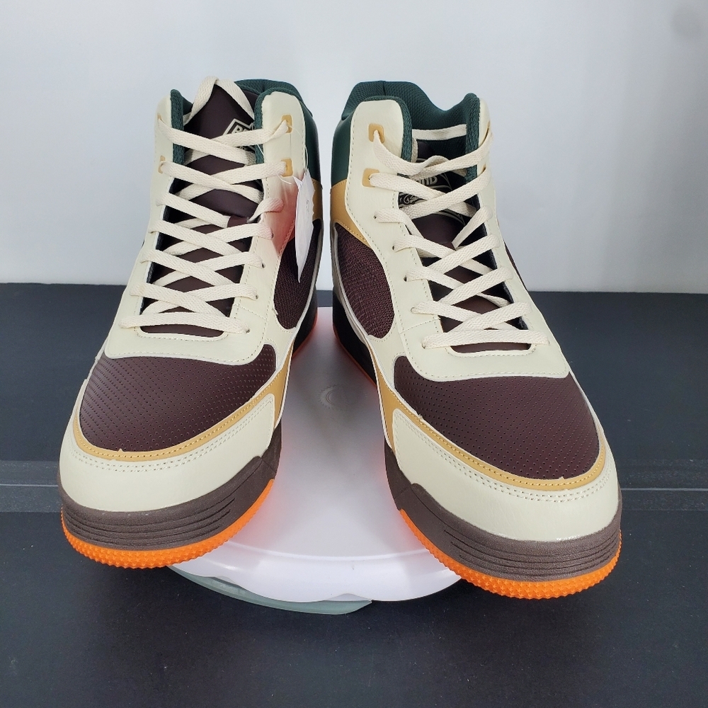 Ewing Athletics Rebound Shake & Bake Brown Green Orange Men's Size 13 Shoes - Picture 2 of 8